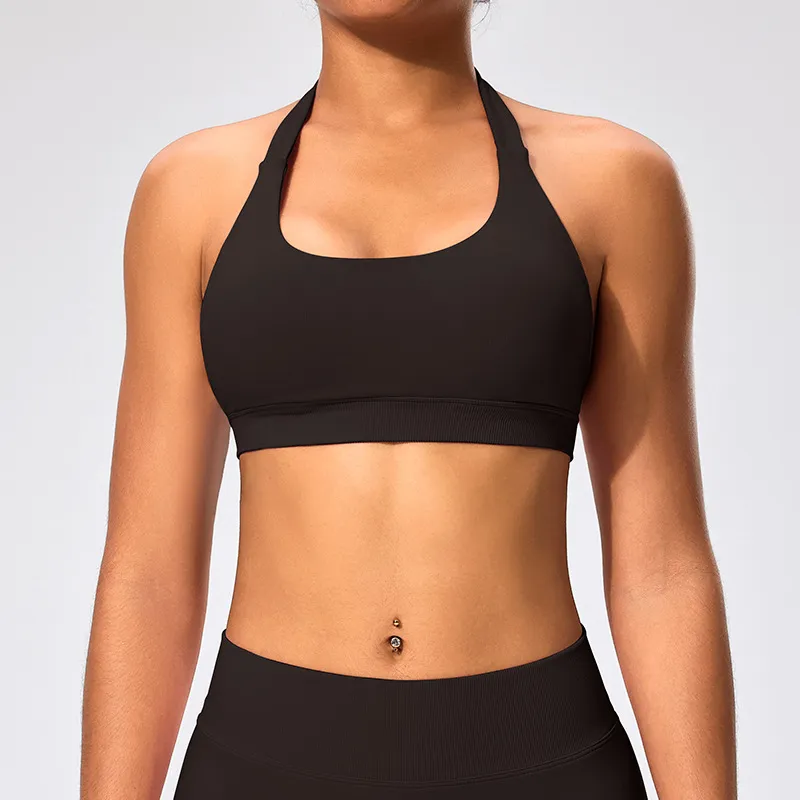 SPARK Seamless Halter Neck Yoga Fitness Bra RX2376
