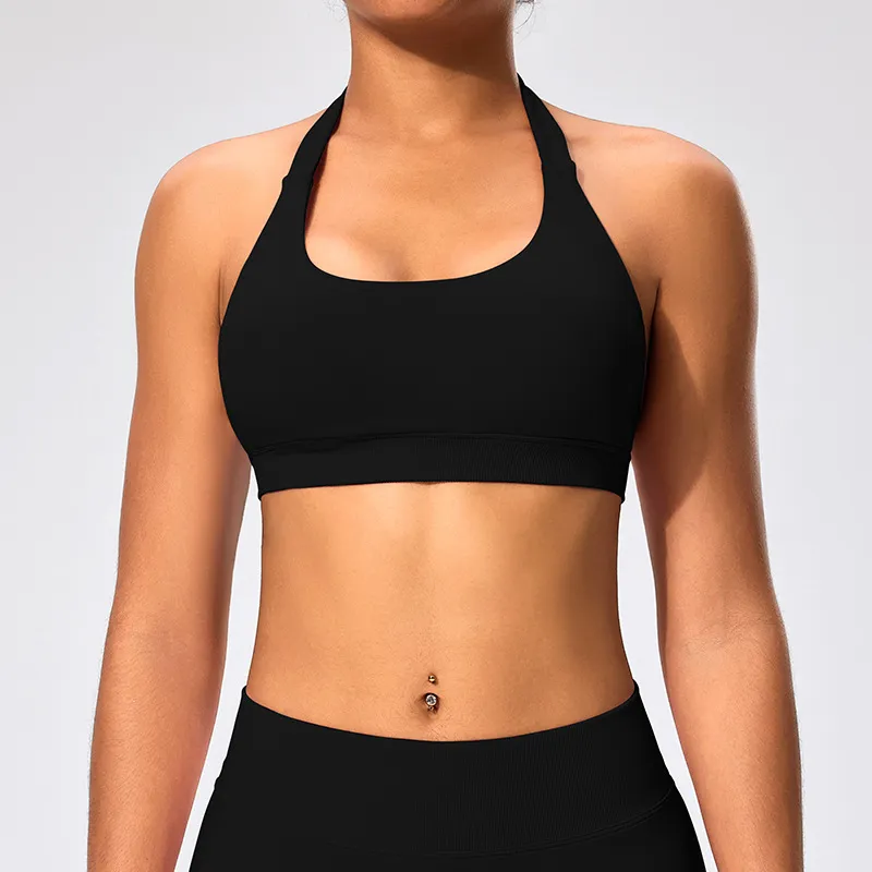 SPARK Seamless Halter Neck Yoga Fitness Bra RX2376