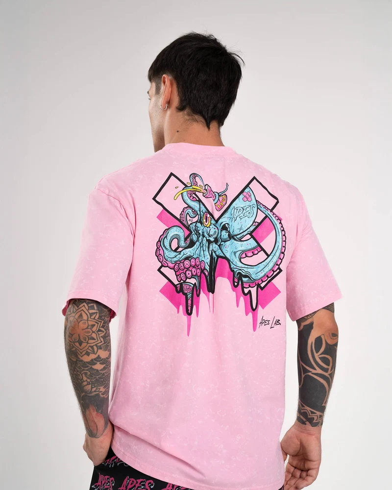 T-shirt Oversize Apes Lab. Octopus