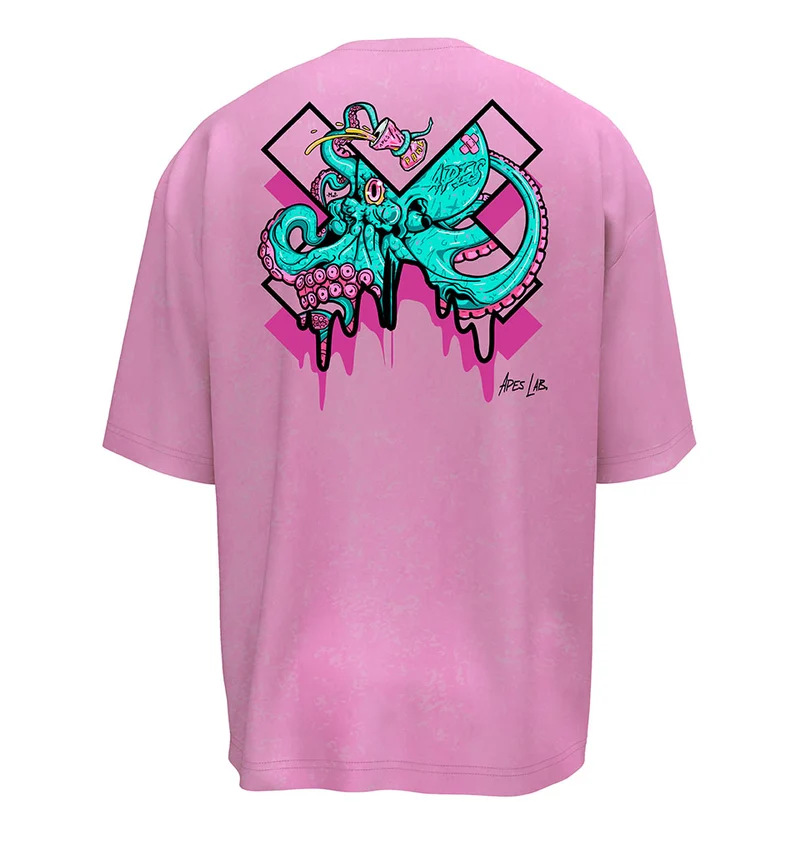 T-shirt Oversize Apes Lab. Octopus