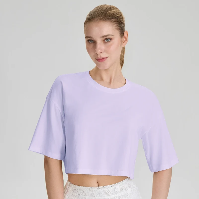 SPARK New Spring Summer Women's Modal Yoga T-Shirt YEL52248