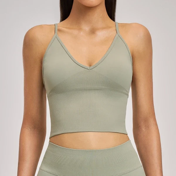 SPARK Women‘s Seamless Shockproof Yoga Tank Top ZC5518