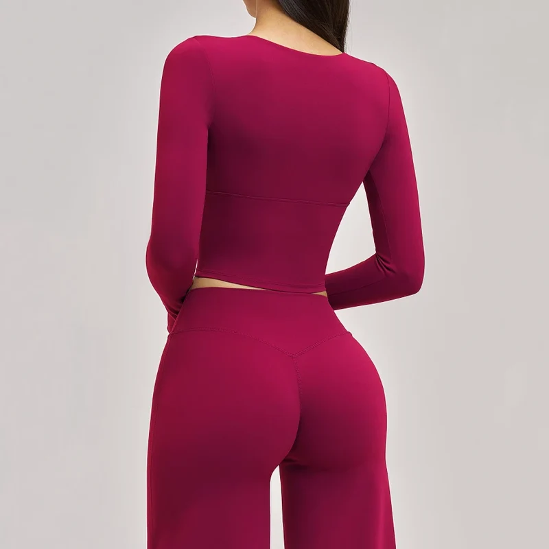 SPARK Women's Versatile Fitness Pilates Yoga Long-Sleeve ZC4520