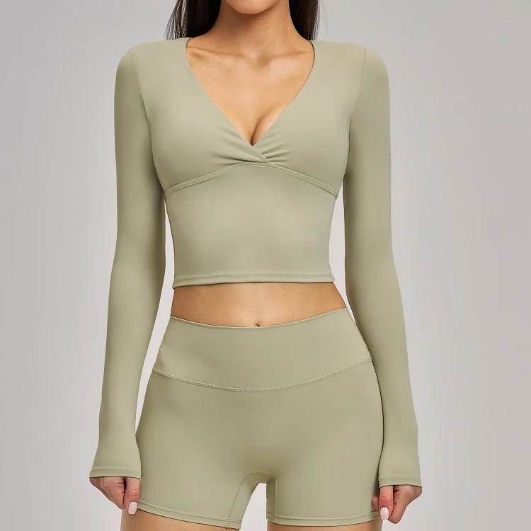SPARK Women's Versatile Fitness Pilates Yoga Long-Sleeve ZC4520