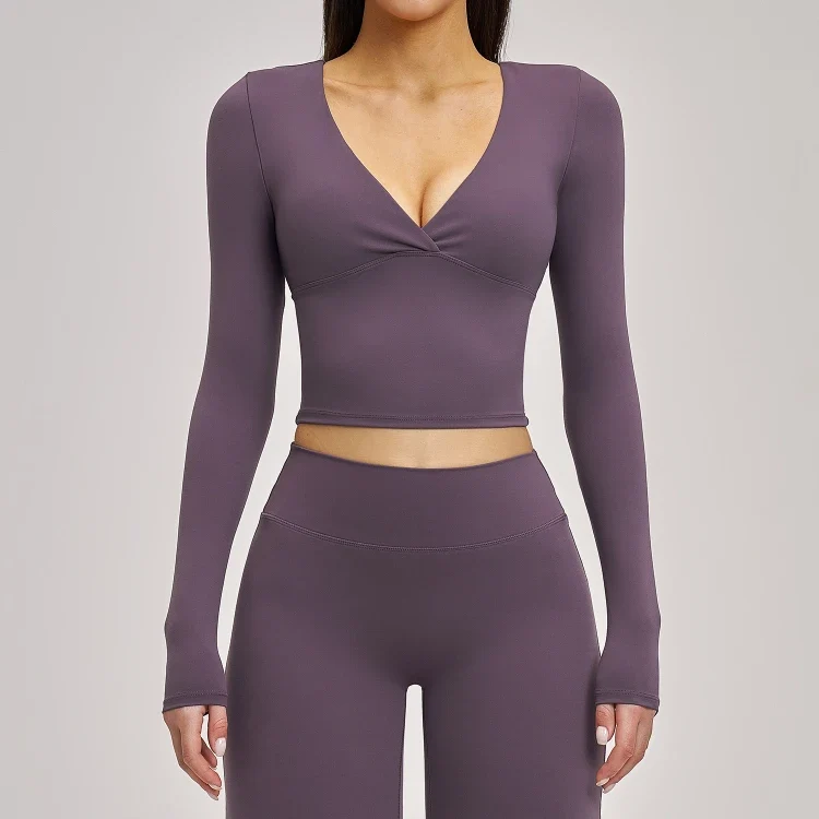 SPARK Women's Versatile Fitness Pilates Yoga Long-Sleeve ZC4520