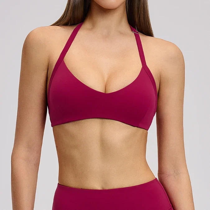 SPARK Women's Halter Neck Yoga Sport Bra ZC4201
