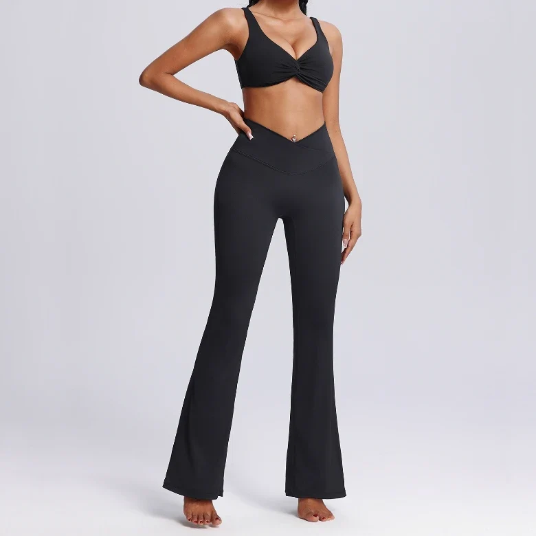 SPARK Women's Sexy Twisted Shockproof Yoga Bra FYD224