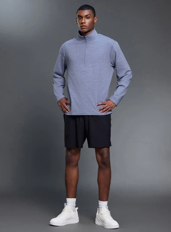 SPARK Men's Half-zip Versatile Long Sleeve Top FK032