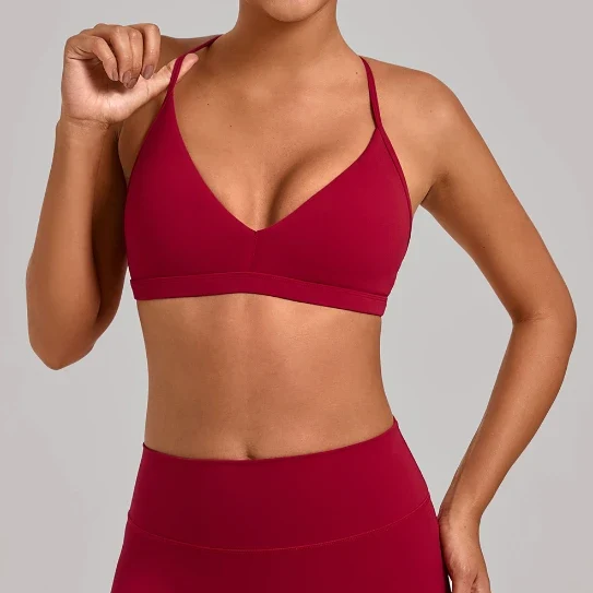 SPARK Women's Adjustable I-Shaped Back Yoga Sports Bra TF2713