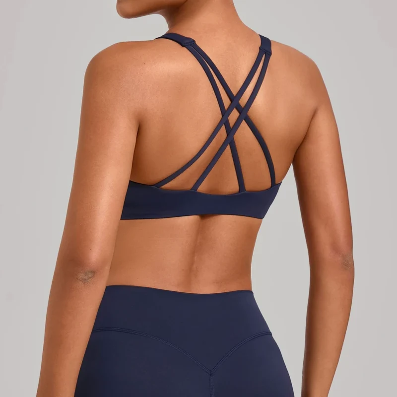 SPARK Outdoor Versatile Cross Back Yoga Sports Bra TF16786