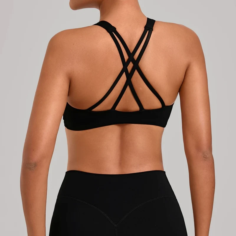 SPARK Outdoor Versatile Cross Back Yoga Sports Bra TF16786