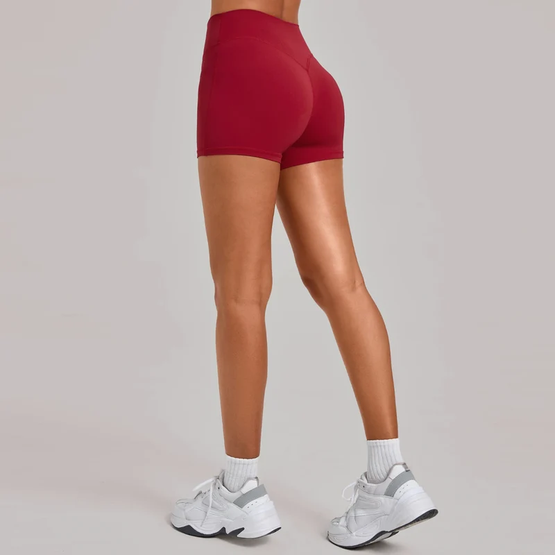 SPARK New Women's Tummy Control Yoga Fitness Shorts TF10160