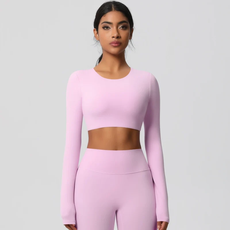 SPARK Workout Crop Top with Built in Bra LR7104