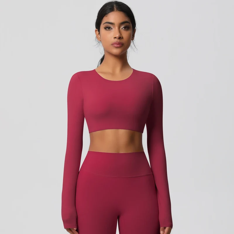 SPARK Workout Crop Top with Built in Bra LR7104