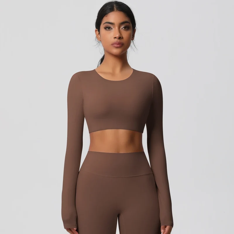 SPARK Workout Crop Top with Built in Bra LR7104