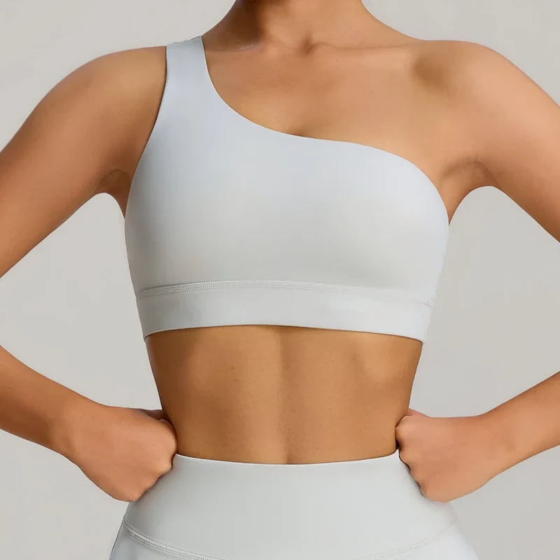 SPARK One-shoulder Shockproof Yoga Bra For Women FYD233