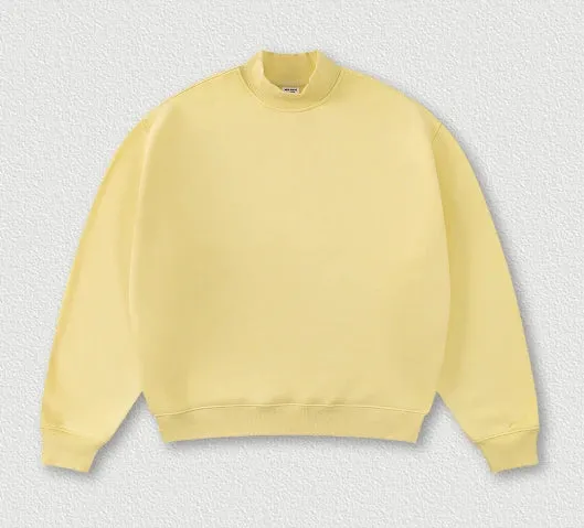 SPARK Half Turtleneck Loose Unisex Sweatshirt TH25810