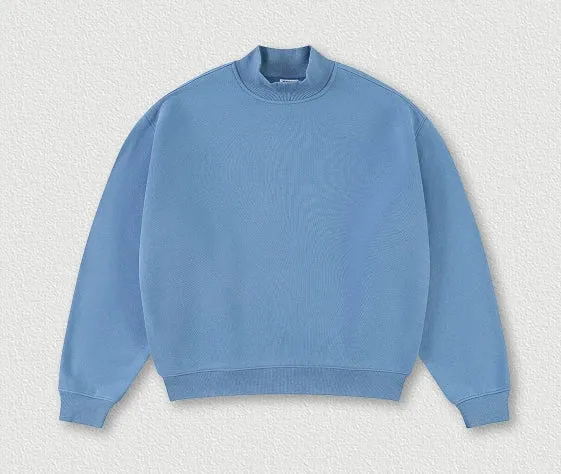 SPARK Half Turtleneck Loose Unisex Sweatshirt TH25810