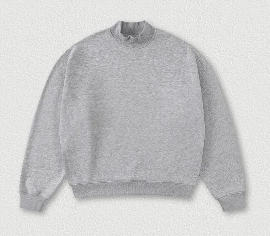 SPARK Half Turtleneck Loose Unisex Sweatshirt TH25810
