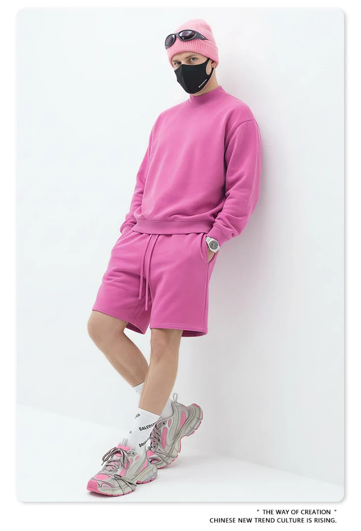 SPARK Half Turtleneck Loose Unisex Sweatshirt TH25810