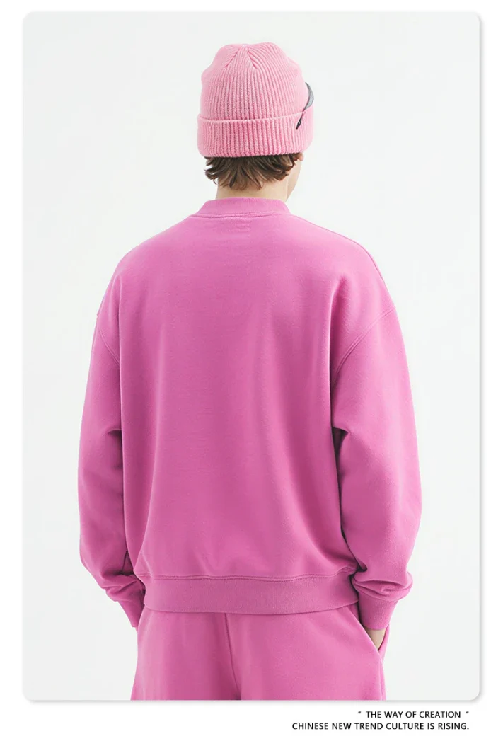 SPARK Half Turtleneck Loose Unisex Sweatshirt TH25810