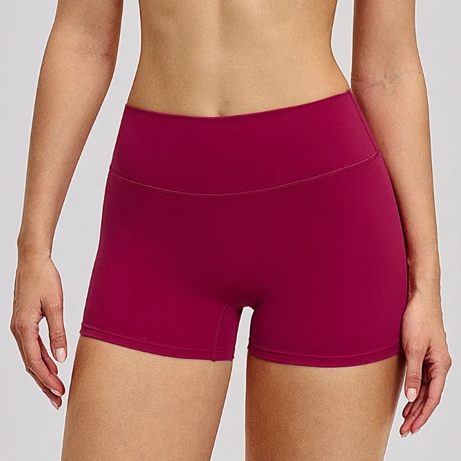 SPARK Simple High Waist Tummy Control Yoga Shorts ZC8519