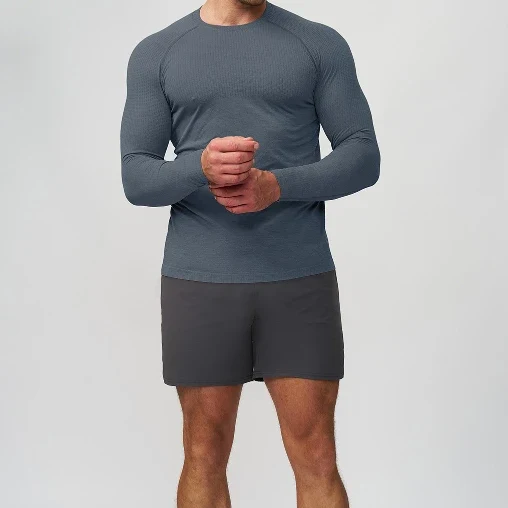 SPARK Men's Athletic Fitness Breathable Long Sleeve DD7752