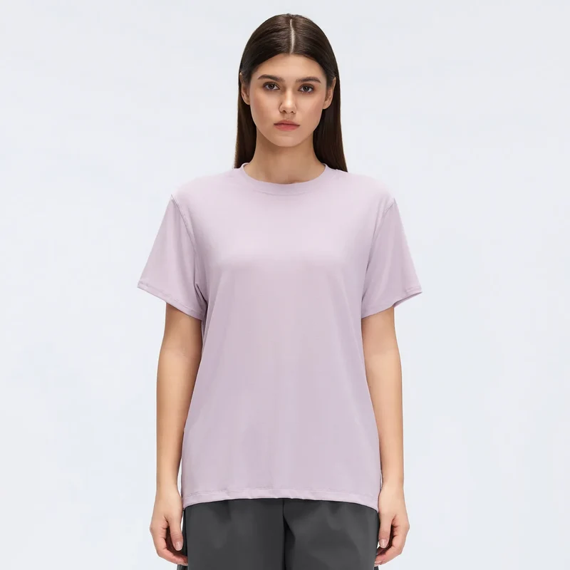 SPARK Women's Round Neck Short-sleeved Sports T-shirt DQ26088