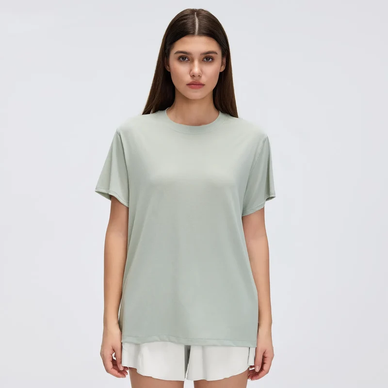 SPARK Women's Round Neck Short-sleeved Sports T-shirt DQ26088