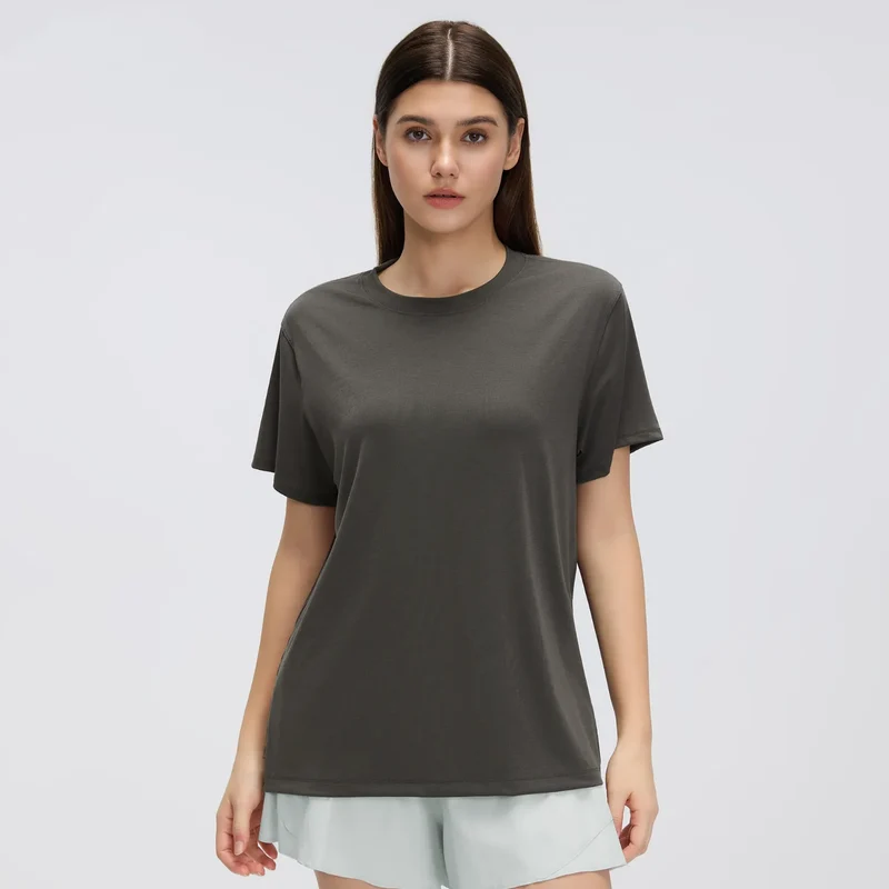 SPARK Women's Round Neck Short-sleeved Sports T-shirt DQ26088