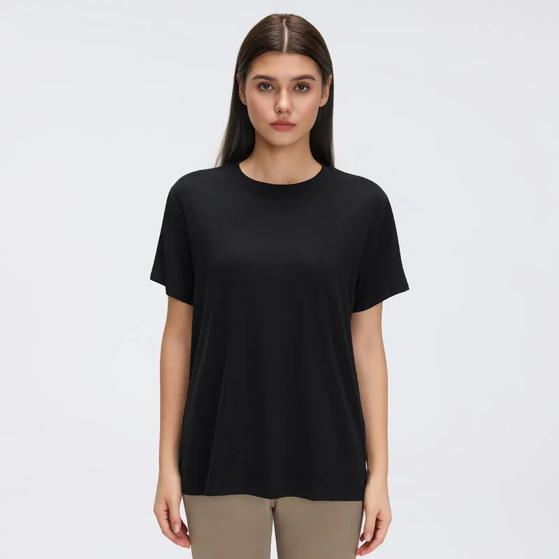 SPARK Women's Round Neck Short-sleeved Sports T-shirt DQ26088