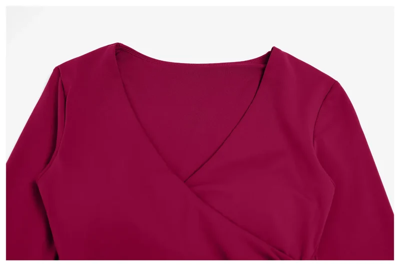 SPARK Spring&Autumn Cross V Neck Yoga Long-Sleeved ZC5529