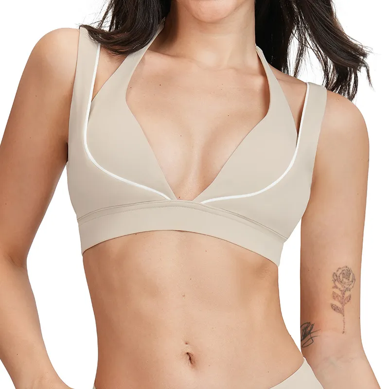 SPARK Color Blocking Stylish layering Yoga Fitness Bra ZC5079