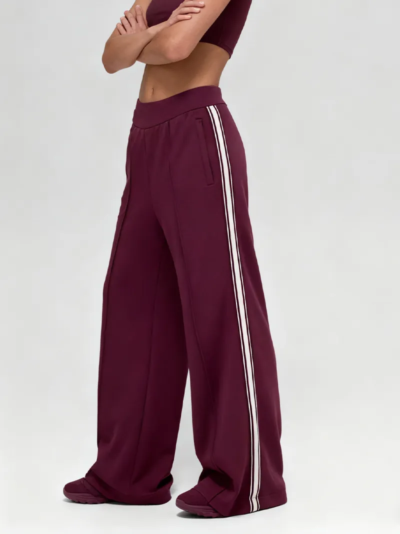 SPARK Women's Modal Air Layer Anti-Pilling Wide-Leg Casual Sports Pants QY6608