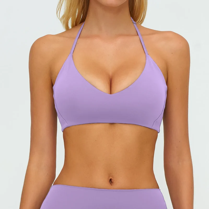 SPARK Women's Adjustable Halter Neck Yoga Bra ZC5529