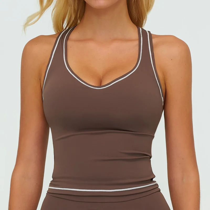 SPARK Contrast Color Racerback Vest for Women ZC7028
