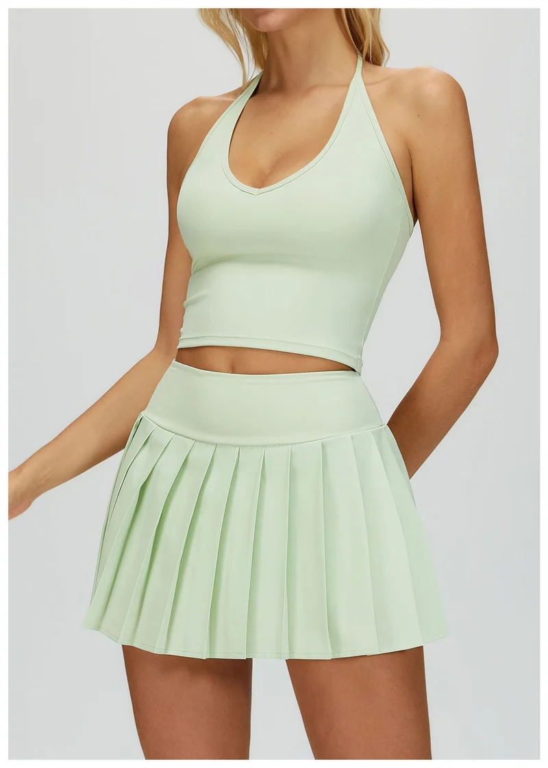 SPARK Women's V Neck Halter Tank Top ZC4514