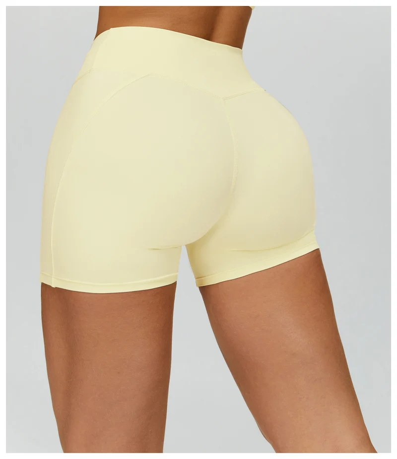SPARK Twisted High Waist Yoga Shorts ZC4514