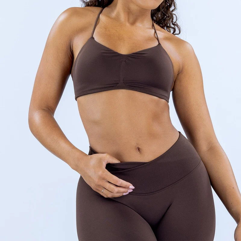 SPARK Seamless Cross Back Strap Yoga Bra RXW3011