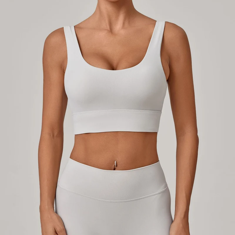 SPARK Women's Wide Hem Tight-fitting Yoga Bra TF25010