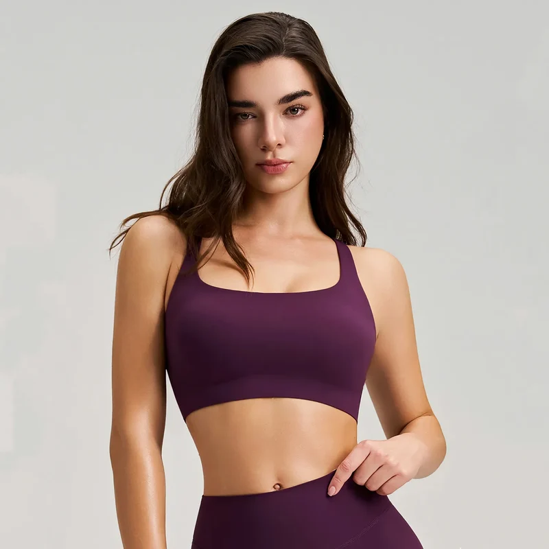 SPARK Women's Yoga Cross-strap Sports Bra RQ023