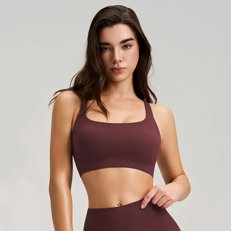 SPARK Women's Yoga Cross-strap Sports Bra RQ023