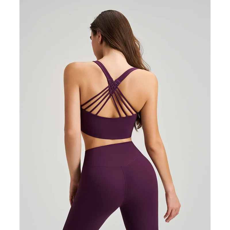 SPARK Women's Yoga Cross-strap Sports Bra RQ023
