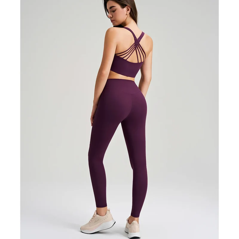 SPARK Women's Yoga Cross-strap Sports Bra RQ023