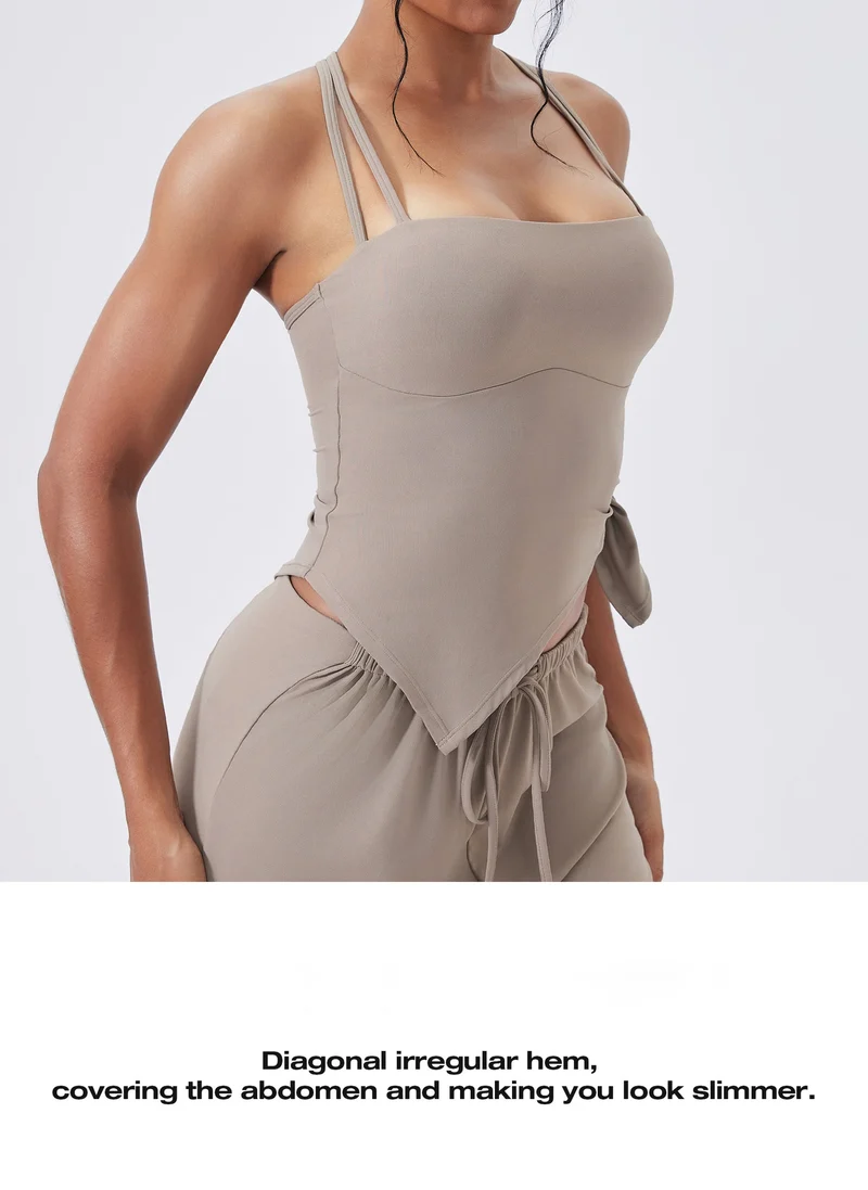SPARK Special Double Straps Racerback Yoga Tank Top CY3290
