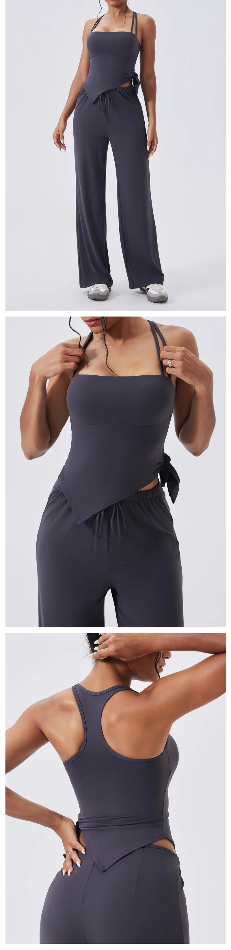 SPARK Special Double Straps Racerback Yoga Tank Top CY3290