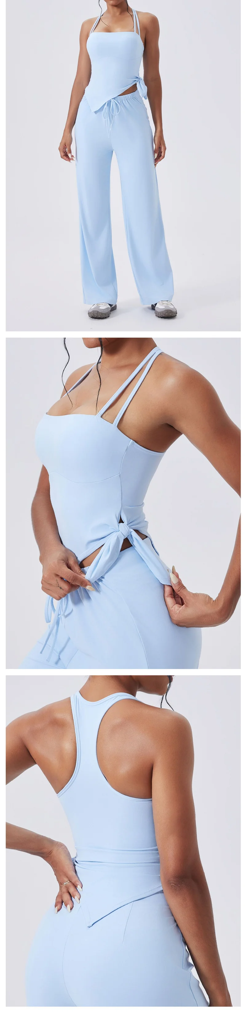 SPARK Special Double Straps Racerback Yoga Tank Top CY3290