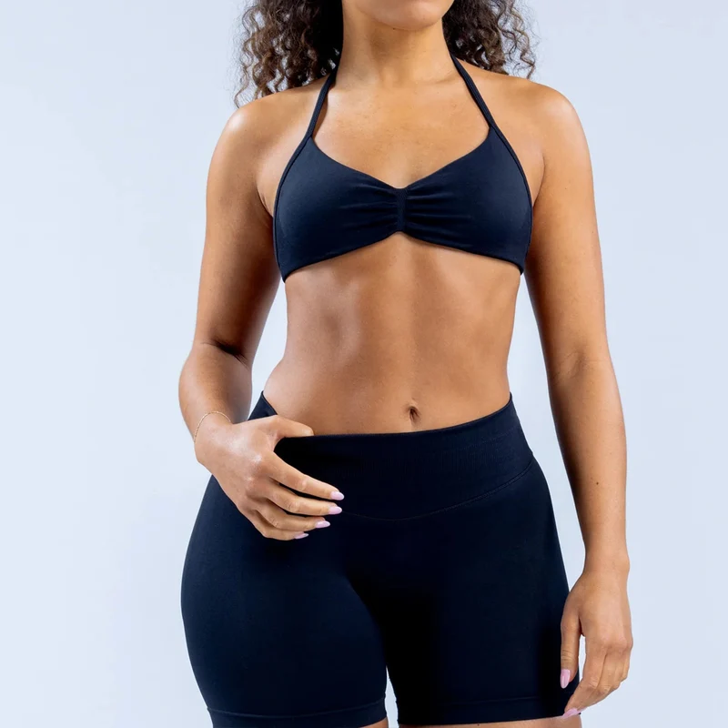 SPARK Seamless High-elastic Halter Neck Fitness Bra for Women RXW3003
