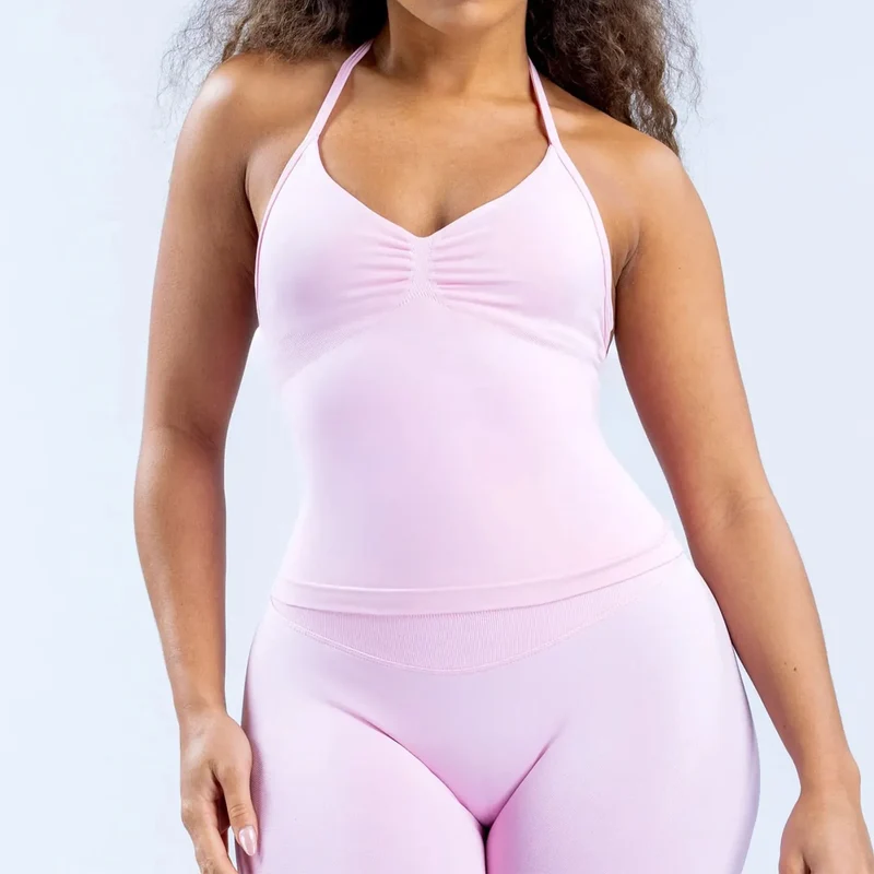 SPARK Seamless Halter Neck Sports Vest for Women RXW3003