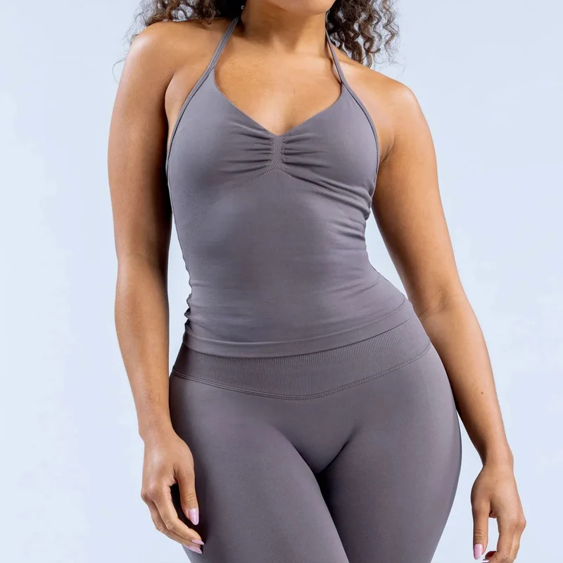 SPARK Seamless Halter Neck Sports Vest for Women RXW3003